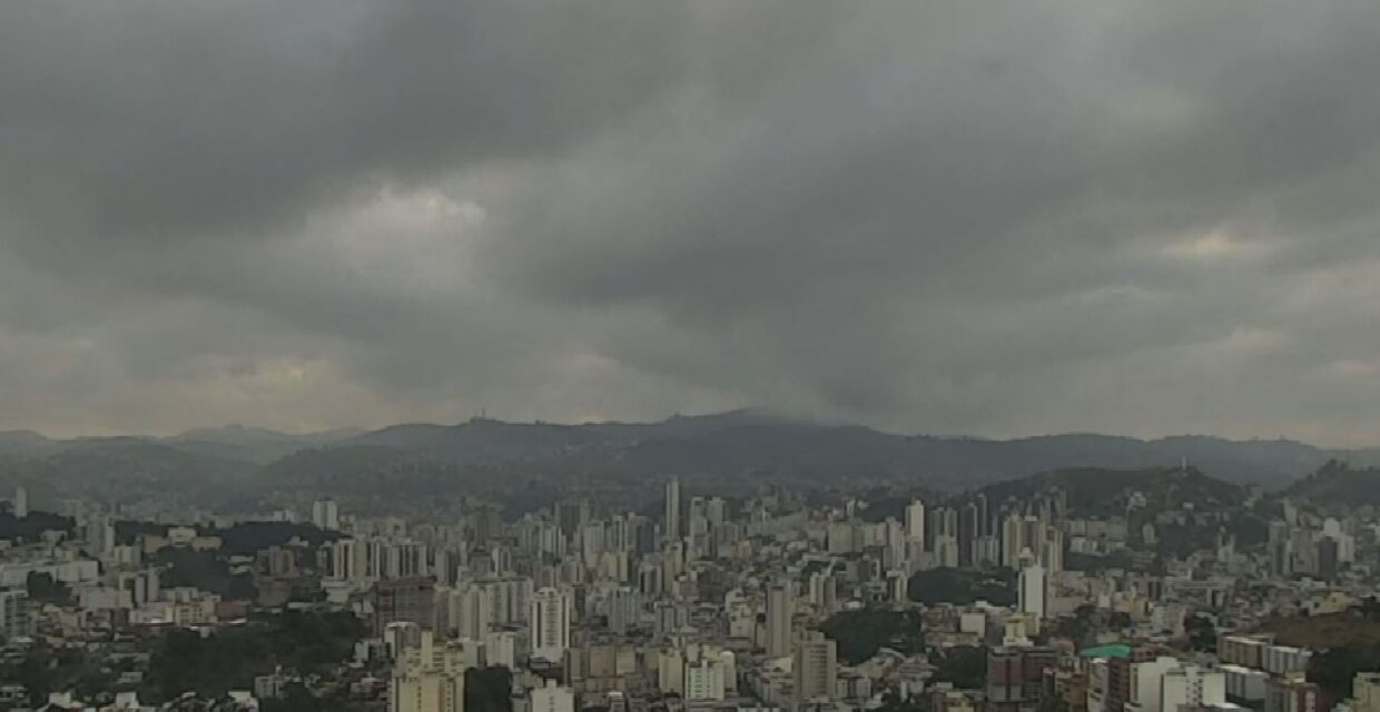 Frente fria provoca aumento da nebulosidade na Zona da Mata e Campo das Vertentes no início da semana