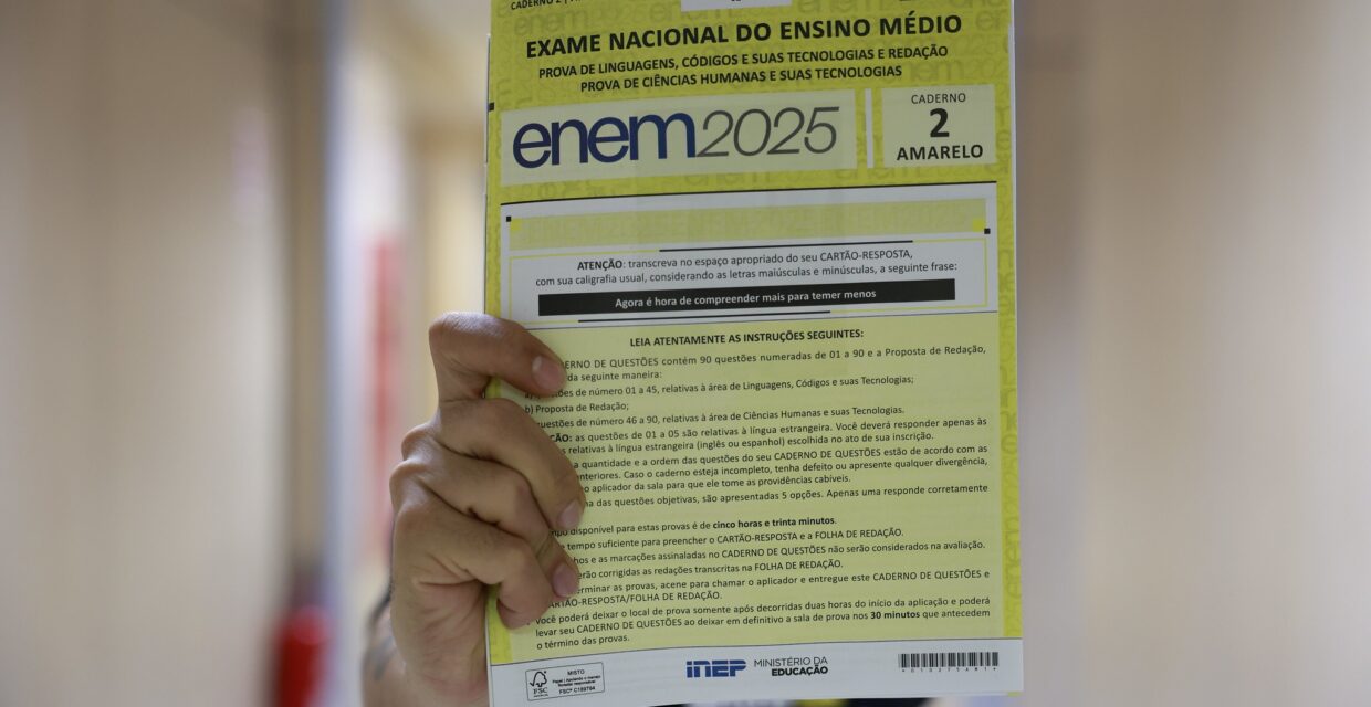 Inep esclarece critérios para emissão do certificado do ensino médio via Enem e limitações para concluintes do último ano