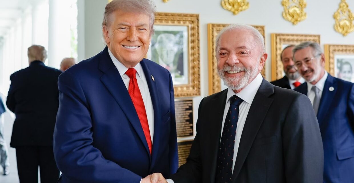 Presidente Trump destaca bom relacionamento e diálogo com Lula em reunião na Casa Branca