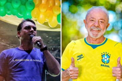 Disputa simbólica pela camisa da Seleção marca início da Copa entre Lula e Flávio Bolsonaro
