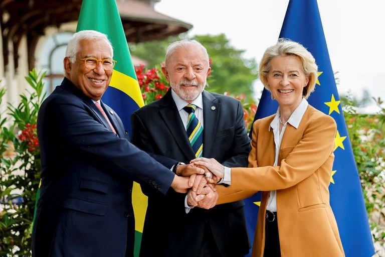 Presidente Lula e líderes europeus estabelecem diálogo sobre restrições às exportações brasileiras