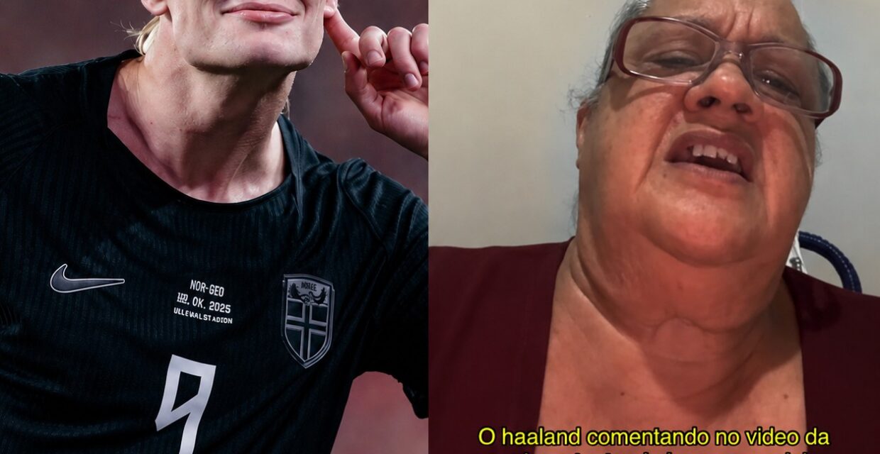 Erling Haaland interage com vídeo viral de dificuldade na pronúncia de seu nome no Brasil