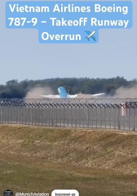 Aeronave da Vietnam Airlines apresenta incidente na decolagem em Munique e retorna ao aeroporto