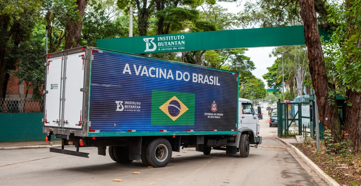 Instituto Butantan entrega quase 1,9 milhão de doses da CoronaVac para vacinação infantil contra Covid-19