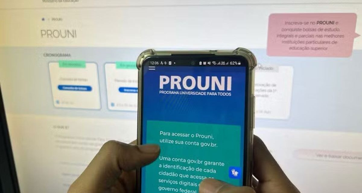 Prouni abre inscrições para o segundo semestre de 2026 com prazo entre 7 e 10 de julho