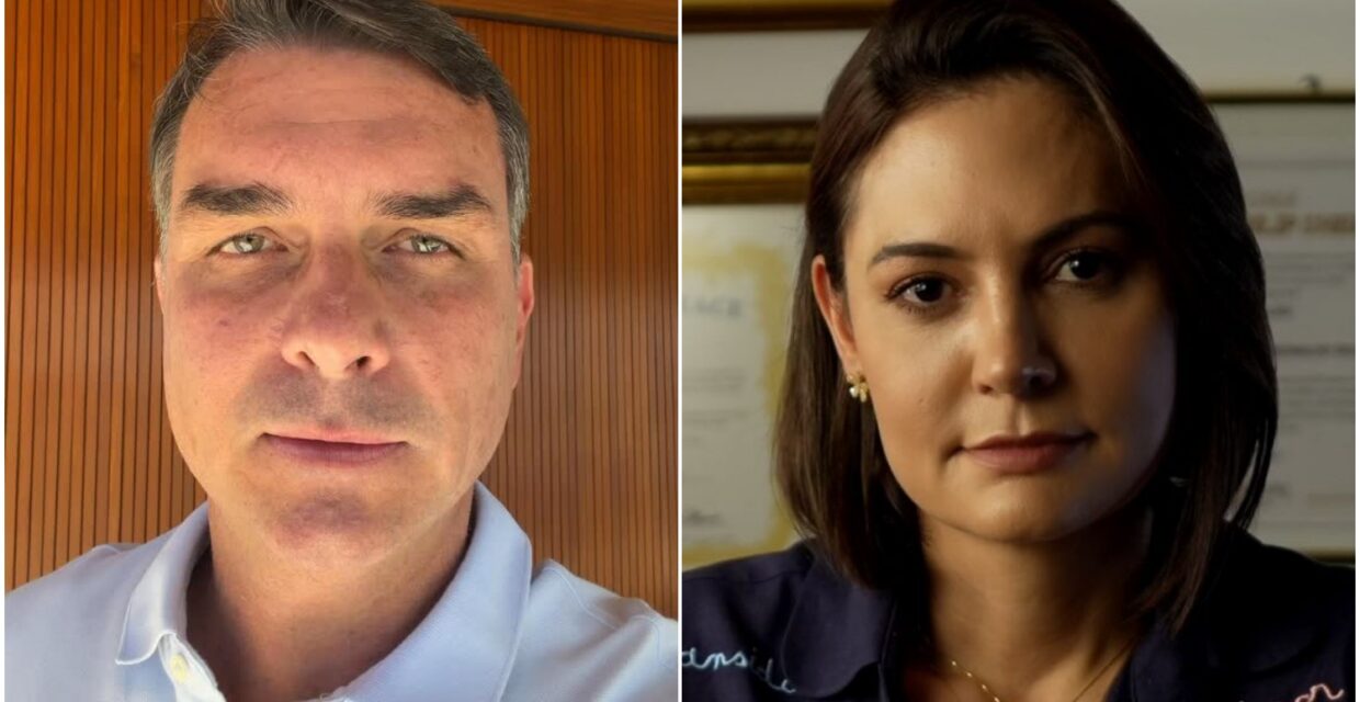 Reconciliação entre Michelle e Flávio Bolsonaro contribui para melhora nas intenções de voto, aponta pesquisa Quaest