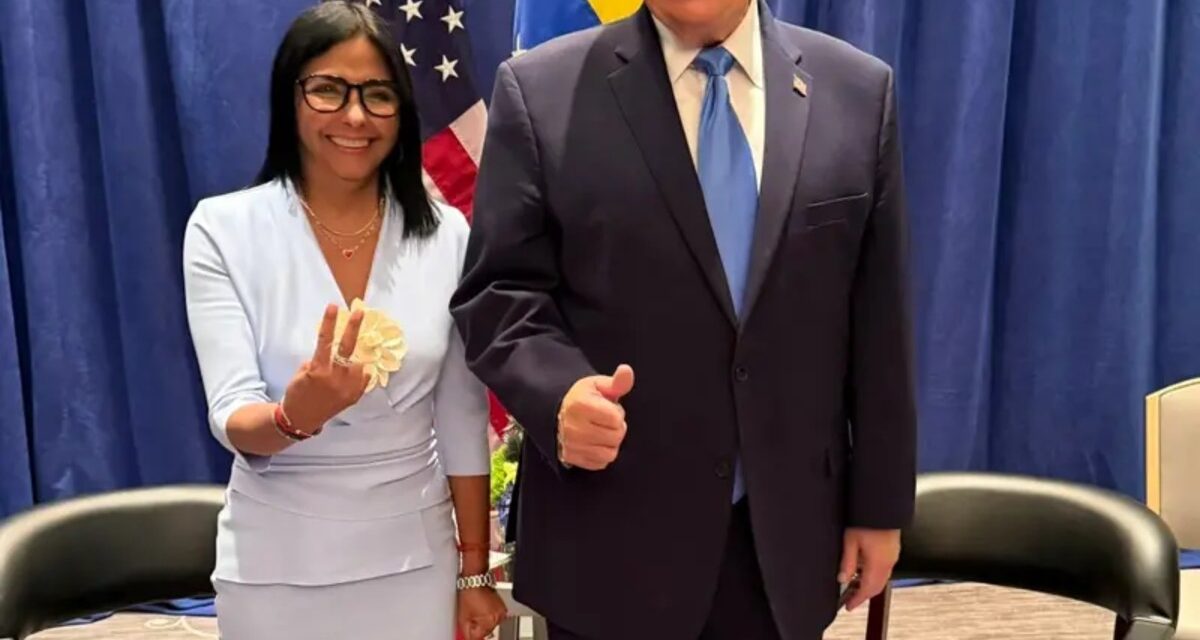 Encontro entre Donald Trump e Delcy Rodríguez sinaliza nova fase nas relações entre EUA e Venezuela